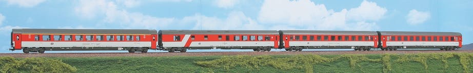 Acme 55218 ČD set quattro carrozze Eurocity 173/174 ''Alois Negrelli'',ep.VI