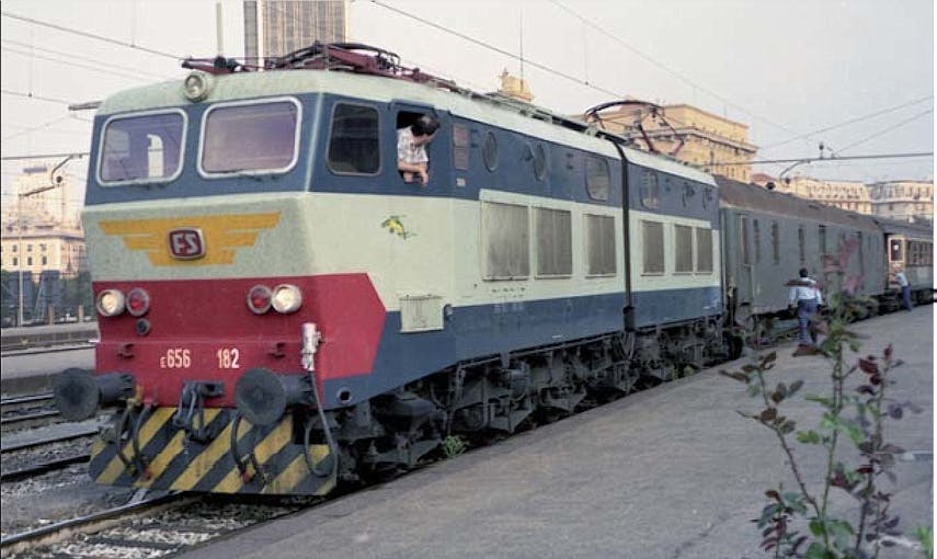 Acme 69397 FS Locomotiva elettrica E.656.182 (quarta serie) Livrea d’origine con smorzatori, Deposito di Torino Sm.to., ep.V - DCC Sound