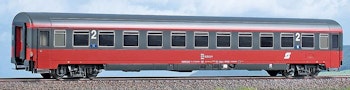 Acme 52582 ÖBB Carrozza Tipo Z 2a classe, livrea grigio/rosso di costruzione SGP, ep.V