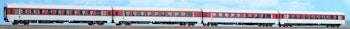 Acme 55271 DR Set “Zug der Zukunft”, treno speciale 93330, in servizio nell’aprile 1989 in occasione dei 150 anni della linea Lipsia - Dresda, formato da quattro carrozze Komfortwagen, ep.IV-V