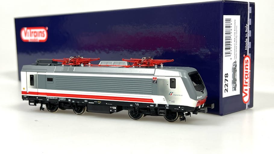 Vitrains 2278 FS E 464.276 Bimodale in livrea Intercity Sun, locomotiva elettrica monocabina Bimodale, ep.VI