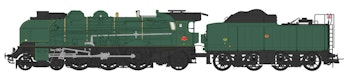 REE Modeles MB-136S SNCF locomotiva a vapore 2-231 K 44 Dep. Calais, ep.III - DCC Sound + Fumo dinamico