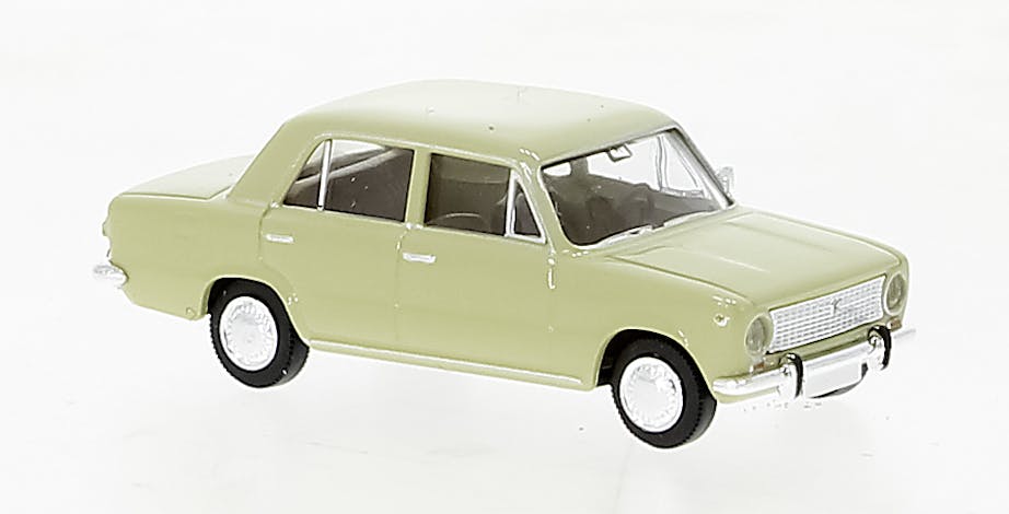 Brekina 22417 Fiat 124, beige, 1966