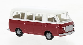 Brekina 34416 Fiat 238 Bus, bianco/rosso, 1966