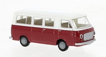 Brekina 34416 Fiat 238 Bus, bianco/rosso, 1966