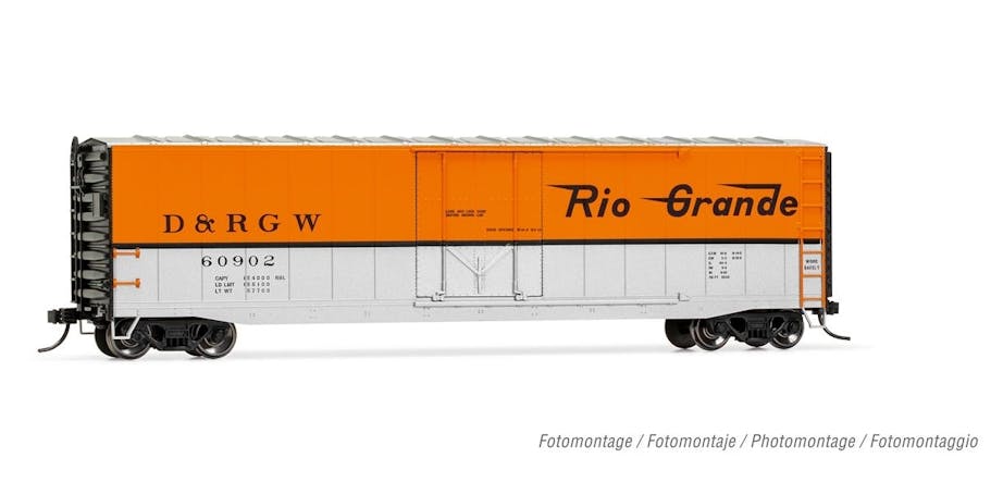 Rivarossi HR6583C D&RGW Rio Grande, Box Car, numero di matricola 3