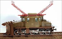 Lineamodel 18E55023 Kit di montaggio Locomotiva Trifase FS E550 023 con vomere, livrea castano e isabella, ep.III-IV