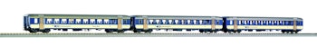 Piko 96091 BLS set 3 Carrozze BLS EWI A und 2x B Train Bleu ep. IV