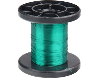 DONAU Elektronik LD15-4 Cavo elettrico di rame super sottile, smaltato colore verde