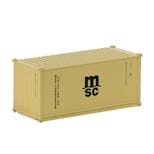 Tecnomodel 75052 Container da 20' MSC - Scala N 1/160
