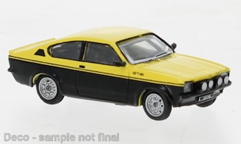 Brekina 20400 Opel Kadett C GT/E giallo nero, 1974
