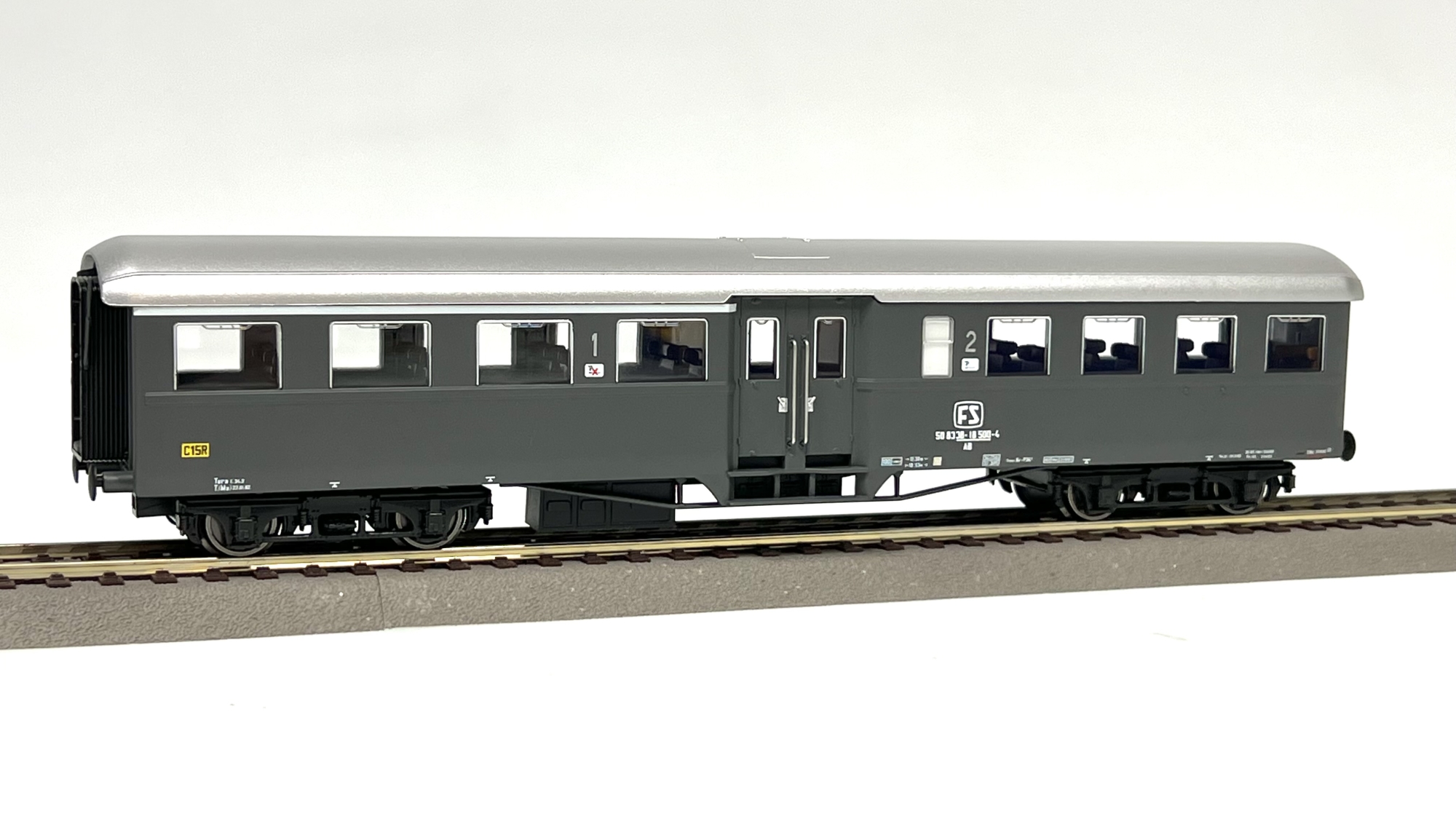 FS Passagierwagen „Corbellini" 1947, 2 Stüc Produktbild-Vorschau 10