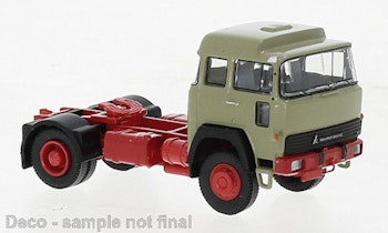 Brekina 83280 Magirus 310 D 16 SZM trattore stradale, grigio/rosso, 1974