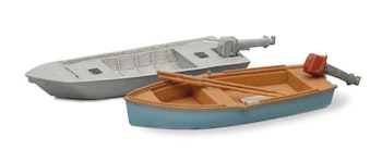 Artitec 387.10 Barche da pesca sportiva moderne (2x), 1:87 resina già pronta, verniciate