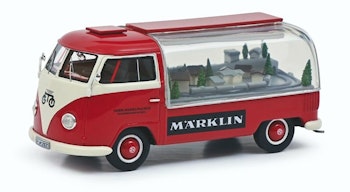 Marklin 452671500 VW T1 Märklin -Furgone con platico dimostrativo, by Schuco scala H0 1/87