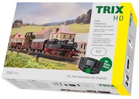 Trix T21531 DB start set H0 digitale DCC con locomotiva a vapore Br.74 con treno merci