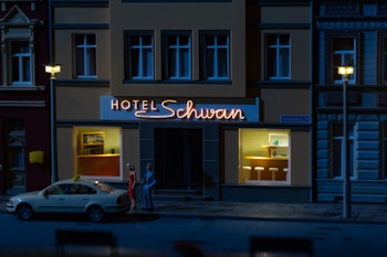 Auhagen 58101 Insegna LED ''Hotel Schwan'' per art. 11471