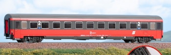 Acme 52592 ÖBB Carrozza Tipo Z 2a classe, livrea grigio/rosso di costruzione SGP, ep.V