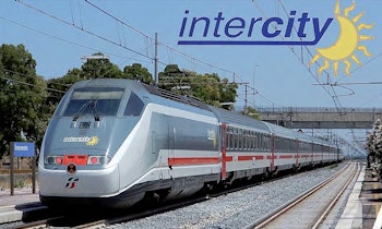 Acme 70112 Set ''Intercity'' Trenitalia formato da due locomotori E.414 (uno non motorizzato) e due carrozze nella nuova livrea Intercity Day con fascia scura sui finestrini, ep.VI