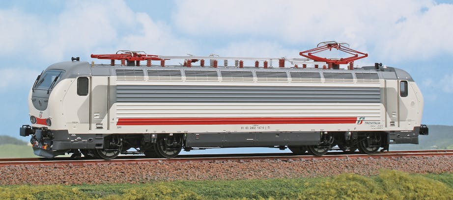 Acme 69388 FS locomotiva elettrica E.402B 147 nella livrea attuale ''Intercity Day'' e con logo a tre colori, ep. VI - DCC Sound