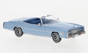 Brekina 19753 Cadillac Eldorado Convertible, blu metallizzato, 1976