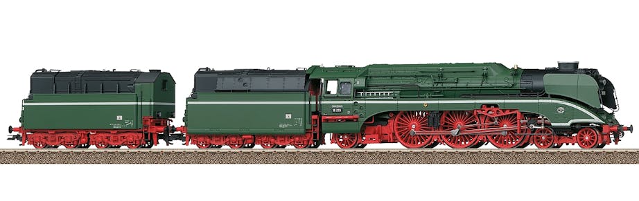 Trix 25020 DDR locomotiva a vapore Br.18 201, ep.IV - DCC Sound