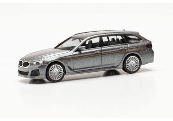 Herpa 430968 BMW Alpina B5 Touring, grigio puro metallizzato