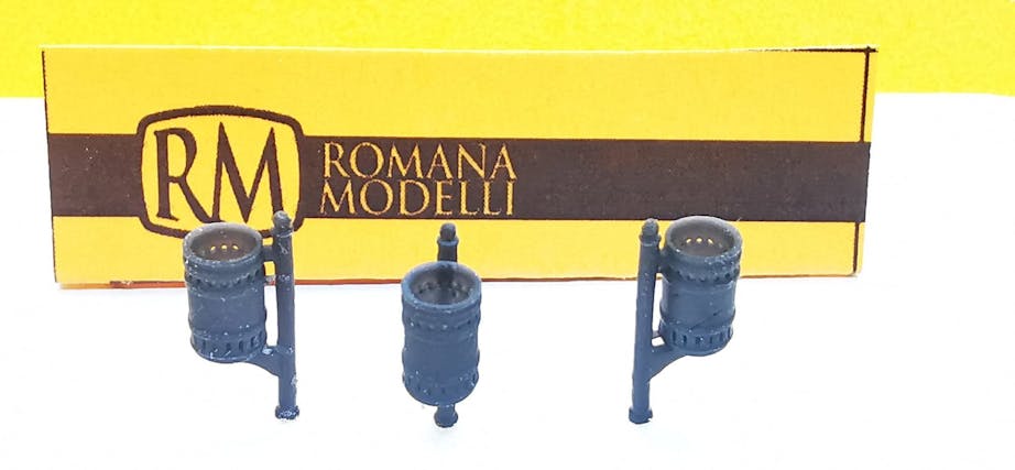 RM Romana Modelli 50019 Cestino rifiuti con palo