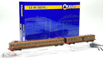 Oskar 2077 - Elettromotrice ALe 582 008 + semipilota Le 582.030 FS MDVE