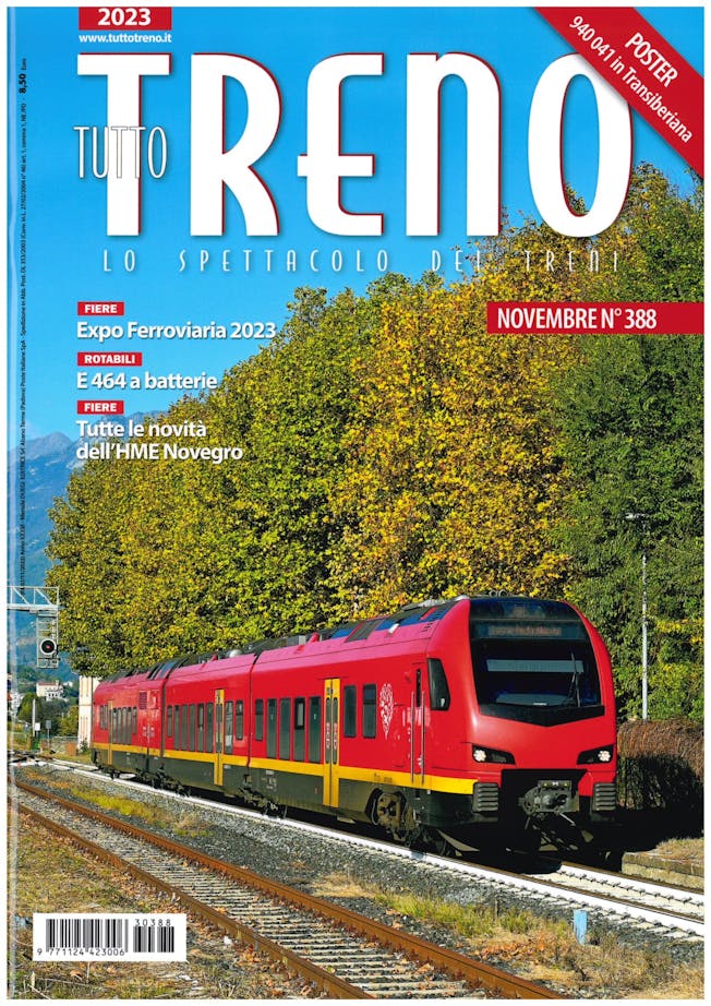 Duegi Editrice TT388 Tutto TRENO N.388 novembre 2023 