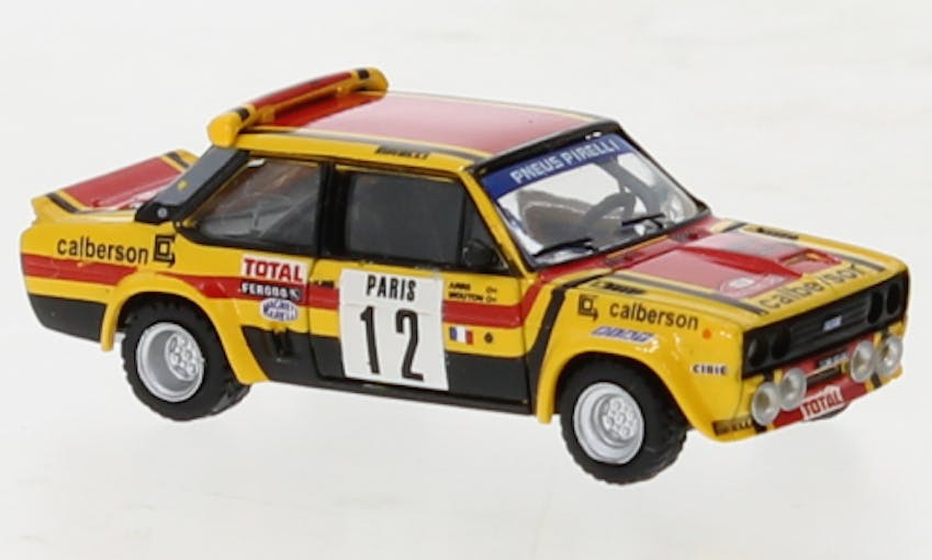Brekina 22659 Fiat 131 Abarth, No.12, Calberson, Monte Carlo, M.Mouton, 1980