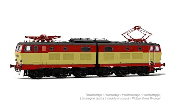 Rivarossi HR2965 FS, locomotiva elettrica E.656, 1a serie, livrea sperimentale TEE, ep. IV