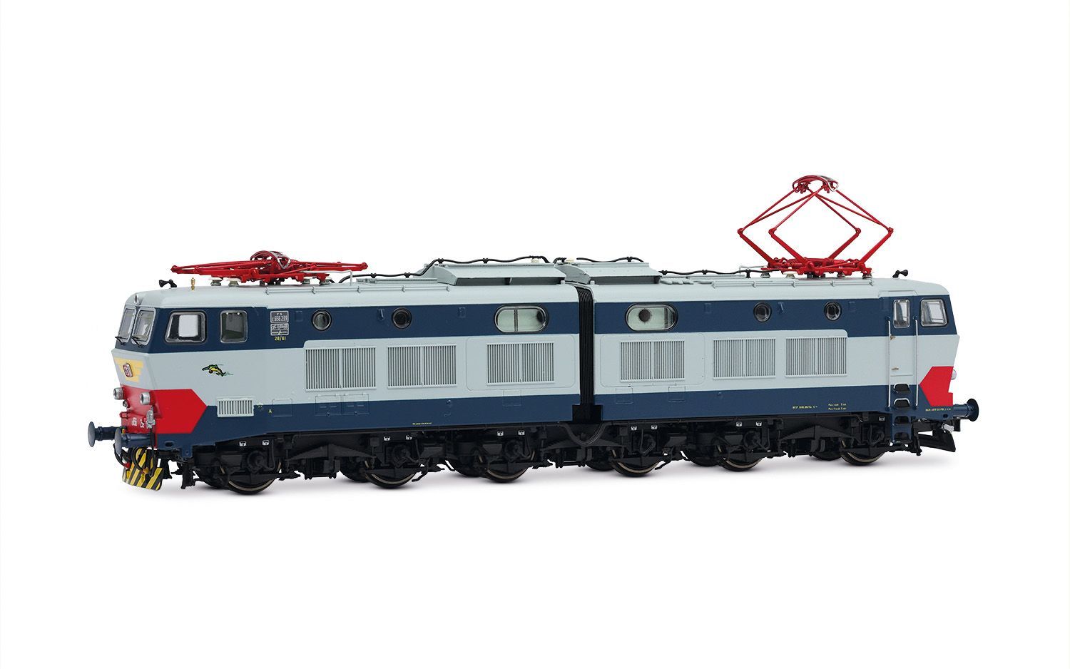 Locomotiva Elettrica RIVAROSSI HR2968 E656 4a Serie - Scala HO, Epoca V, Livrea Originale FS