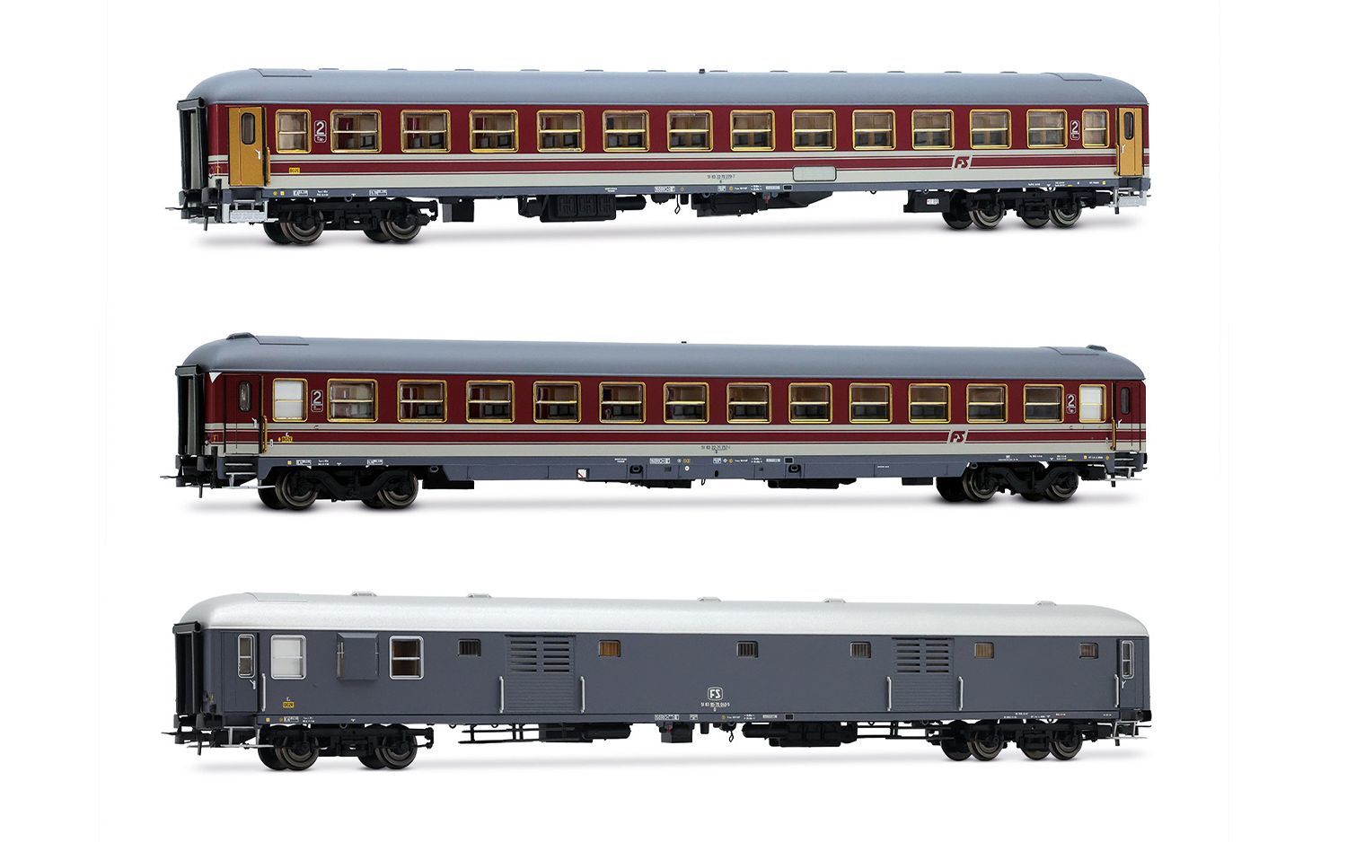 Rivarossi HR4362 FS, set di 3 carrozze “Alpen-Express”, composto