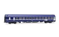 Rivarossi HR4374 “Italien-Holland Express”, set di 4 carrozze, 1 letti MU NS livrea TEN, 1 cuccetta DB Bcm 243 blu/beige, 1 UIC-X 2a cl. FS rosso fegato e 1 cuccetta UIC-X ‘68 FS rosso fegato, ep. V