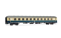 Rivarossi HR4374 “Italien-Holland Express”, set di 4 carrozze, 1 letti MU NS livrea TEN, 1 cuccetta DB Bcm 243 blu/beige, 1 UIC-X 2a cl. FS rosso fegato e 1 cuccetta UIC-X ‘68 FS rosso fegato, ep. V