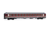 Rivarossi HR4374 “Italien-Holland Express”, set di 4 carrozze, 1 letti MU NS livrea TEN, 1 cuccetta DB Bcm 243 blu/beige, 1 UIC-X 2a cl. FS rosso fegato e 1 cuccetta UIC-X ‘68 FS rosso fegato, ep. V