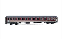 Rivarossi HR4375 “Italien-Holland Express”, set di 4 carrozze, 1 cuccetta DB Bcm 243 blu/beige, 1 UIC-X 2a cl. FS rosso fegato, 1 UIC-X 2a cl. FS grigio ardesia e 1 cuccetta UIC-X ‘68 FS rosso fegato, ep. V