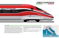 Arnold HN2619 FS Trenitalia, treno ad alta velocità “Frecciarossa 1000”, nuova livrea, set di 4 unità, ep. VI - Scala N 1/160