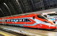 Arnold HN2619S FS Trenitalia, treno ad alta velocità “Frecciarossa 1000”, nuova livrea, set di 4 unità, ep. VI - DCC Sound - Scala N 1/160