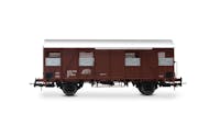 Rivarossi HR6645 FS, set di 2 carri Gs, cassa a doghe in legno, uno con luci di coda, ep. IV