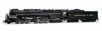 Rivarossi HR2950 Cheseapeake & Ohio, locomotiva a vapore articolata 2-6-6-6 “Allegheny”, n. 1601