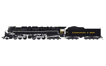 Rivarossi HR2950S Cheseapeake & Ohio, locomotiva a vapore articolata 2-6-6-6 “Allegheny”, n. 1601 - DCC Sound