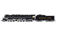 Rivarossi HR2951S Cheseapeake & Ohio, locomotiva a vapore articolata 2-6-6-6 “Allegheny”, n. 1632 - DCC Sound
