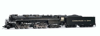 Rivarossi HR2952 Cheseapeake & Ohio, locomotiva a vapore articolata 2-6-6-6 “Allegheny”, n. 1653