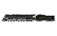 Rivarossi HR2952 Cheseapeake & Ohio, locomotiva a vapore articolata 2-6-6-6 “Allegheny”, n. 1653