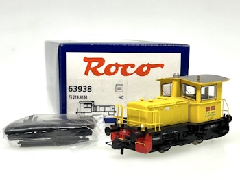 Roco 63938 FS locomotiva diesel da manovra 214.4184 con decoder DCC Lenz