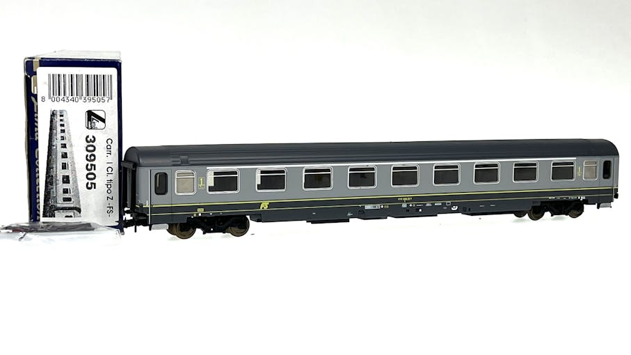 Lima Collection 309505 FS carrozza tipo Z livrea bigrigio di 1 cl. ep.V - Lima Collection made in Italy