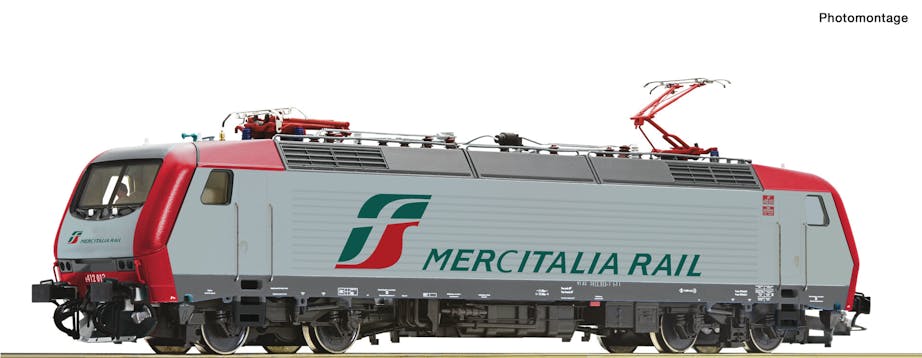 Roco 78465 FS Locomotiva elettrica E.412 013, Mercitalia Rail, ep.VI - AC Digital Sound (Marklin)