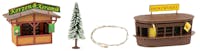 Faller 134002 Bancarelle Mercatino di Natale con albero di Natale illuminato